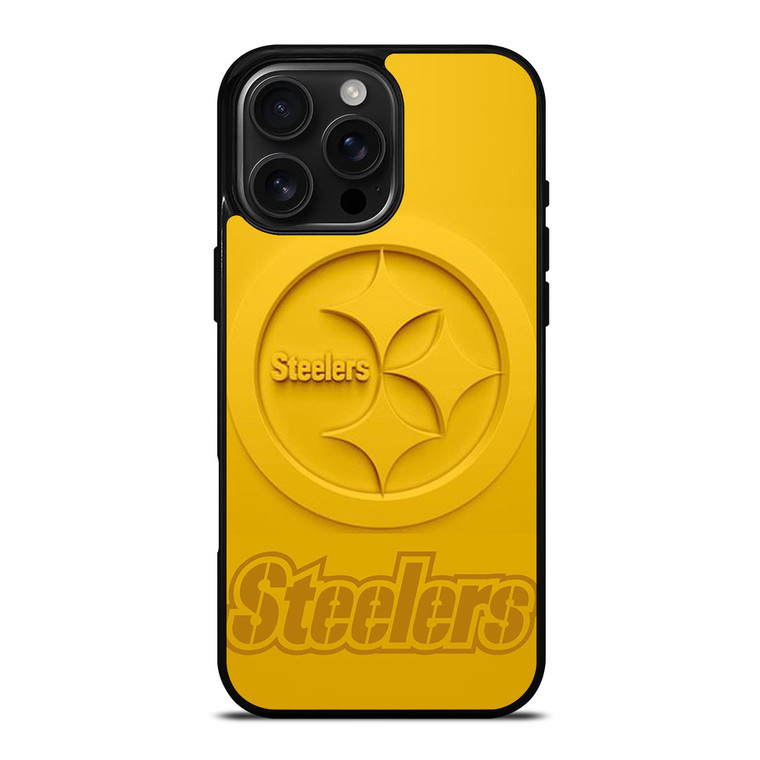 PITTSBURGH STEELERS YELLOW CRAFT iPhone 16 Pro Max Case PITTSBURGH STEELERS YELLOW CRAFT iPhone 16 Pro Max Case