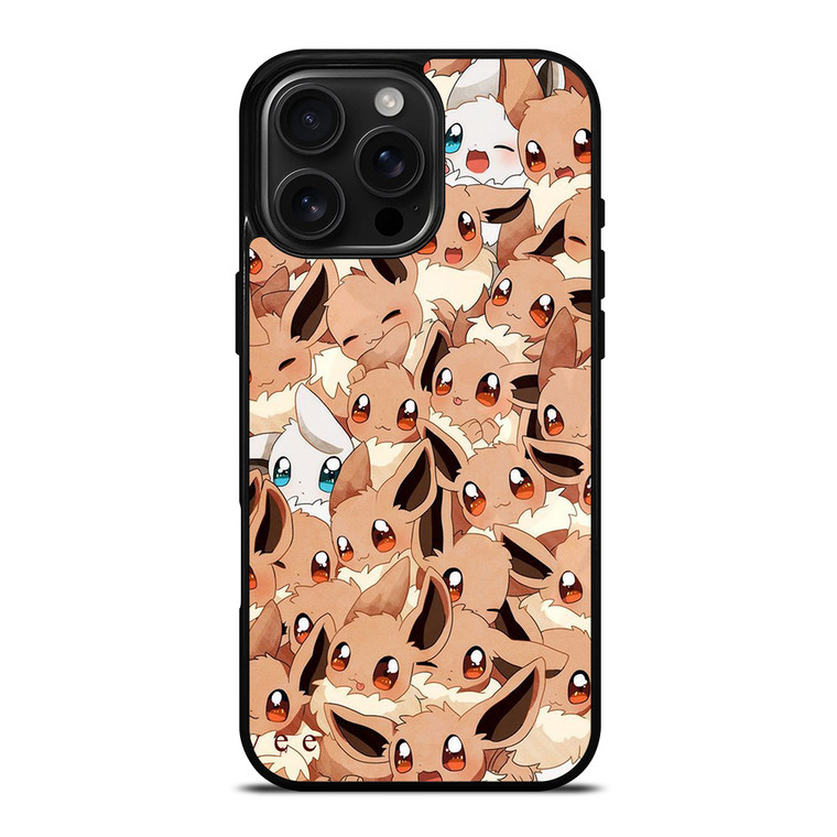 POKEMON EEVEE COLLAGE iPhone 16 Pro Max Case