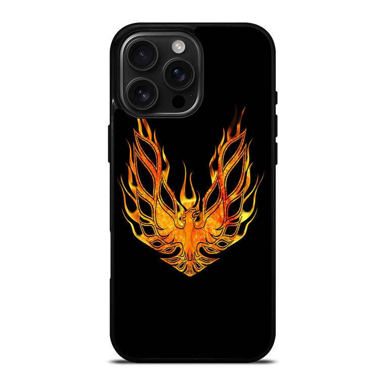 PONTIAC TRANS AM FIREBIRD FIRE LOGO iPhone 16 Pro Max Case PONTIAC TRANS AM FIREBIRD FIRE LOGO iPhone 16 Pro Max Case