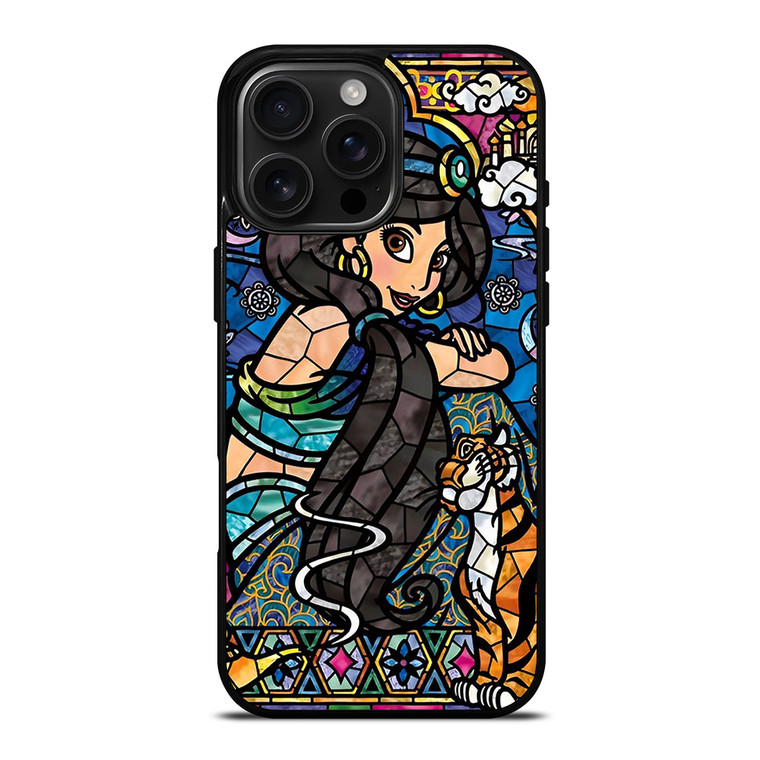 Princess Jasmine Aladdin Fairy Tale Stained iPhone 16 Pro Max Case