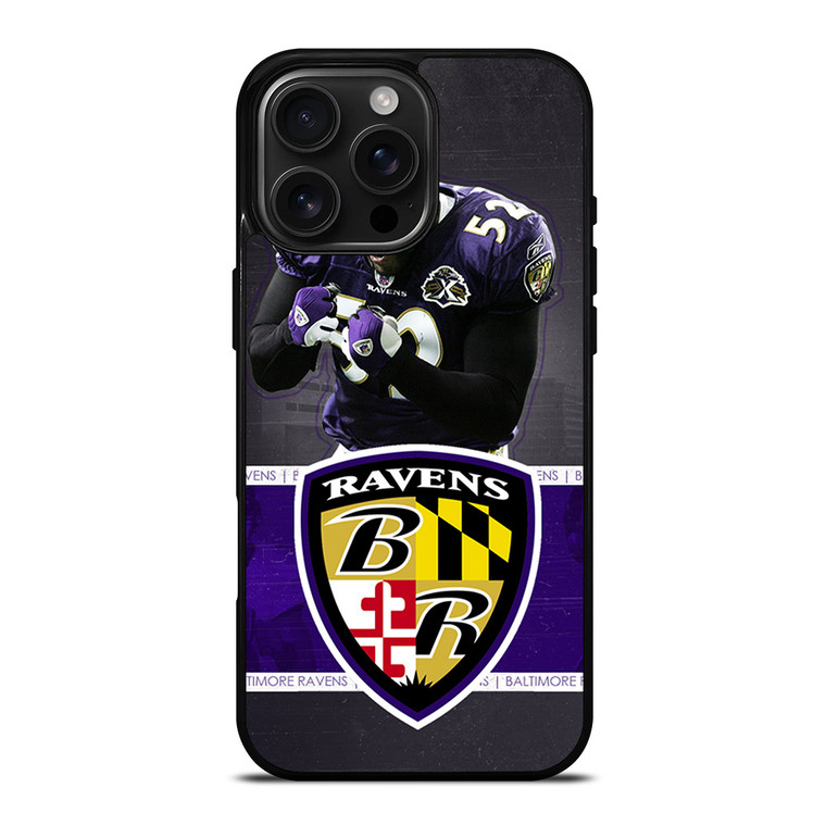 RAY LEWIS BALTIMORE RAVENS FOOTBALL iPhone 16 Pro Max Case RAY LEWIS BALTIMORE RAVENS FOOTBALL iPhone 16 Pro Max Case