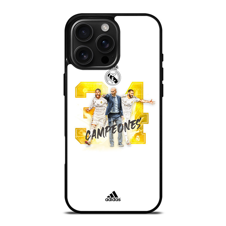 REAL MADRID CAMPEONES 34 iPhone 16 Pro Max Case REAL MADRID CAMPEONES 34 iPhone 16 Pro Max Case