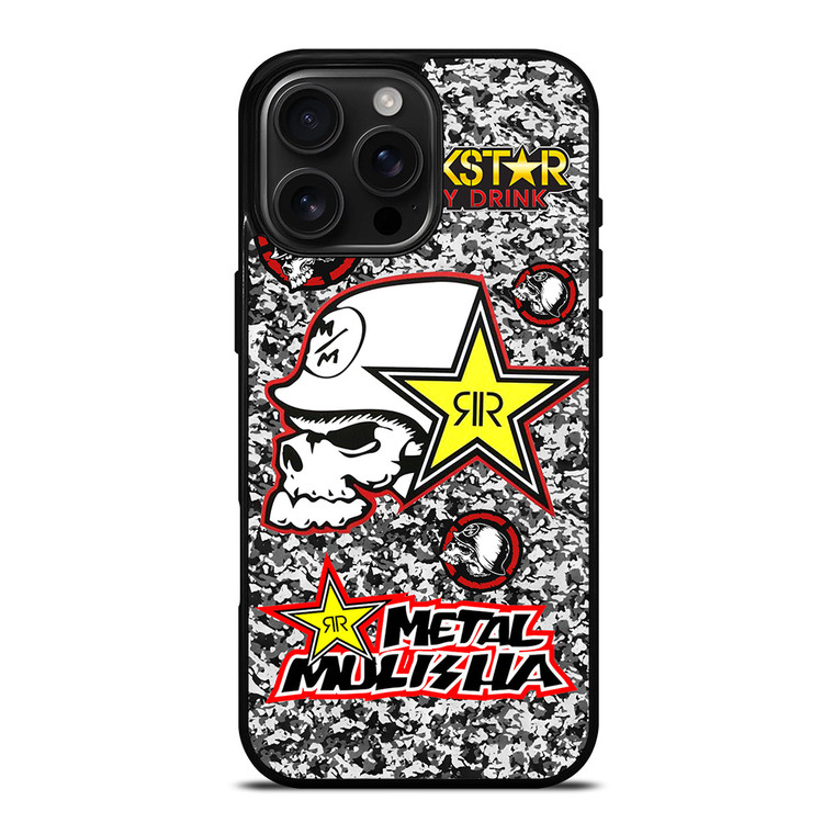 ROCKSTAR METAL MULISHA CAMO iPhone 16 Pro Max Case