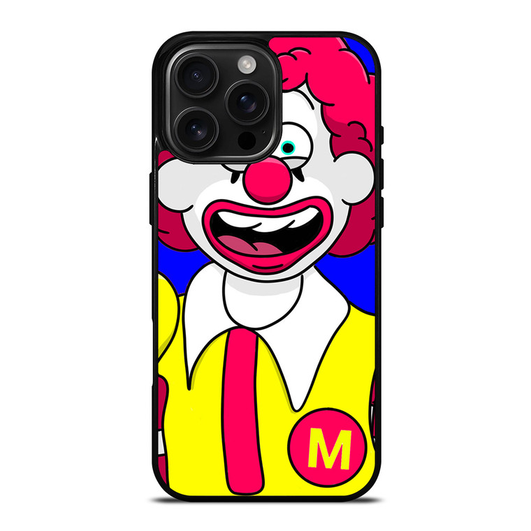 RONALD MCDONALDS MASCOT CARTOON iPhone 16 Pro Max Case