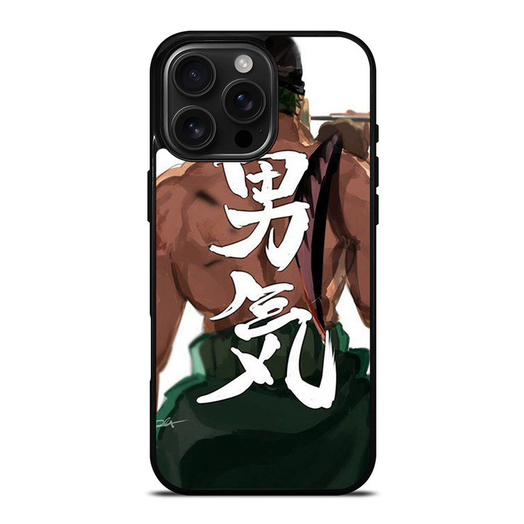 RORONOA ZORO ONE PIECE ANIME iPhone 16 Pro Max Case