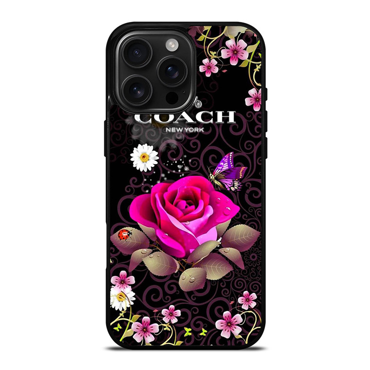 ROSE COACH NEW YORK iPhone 16 Pro Max Case ROSE COACH NEW YORK iPhone 16 Pro Max Case