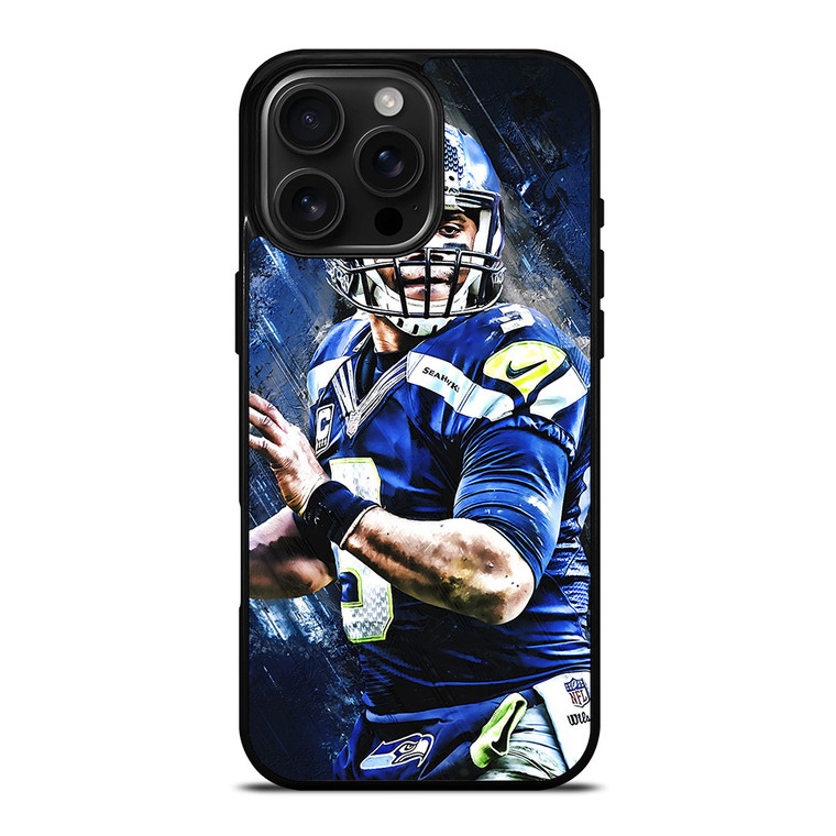 RUSSELL WILSON SEATTLE SEAHAWKS FOOTBALL iPhone 16 Pro Max Case RUSSELL WILSON SEATTLE SEAHAWKS FOOTBALL iPhone 16 Pro Max Case