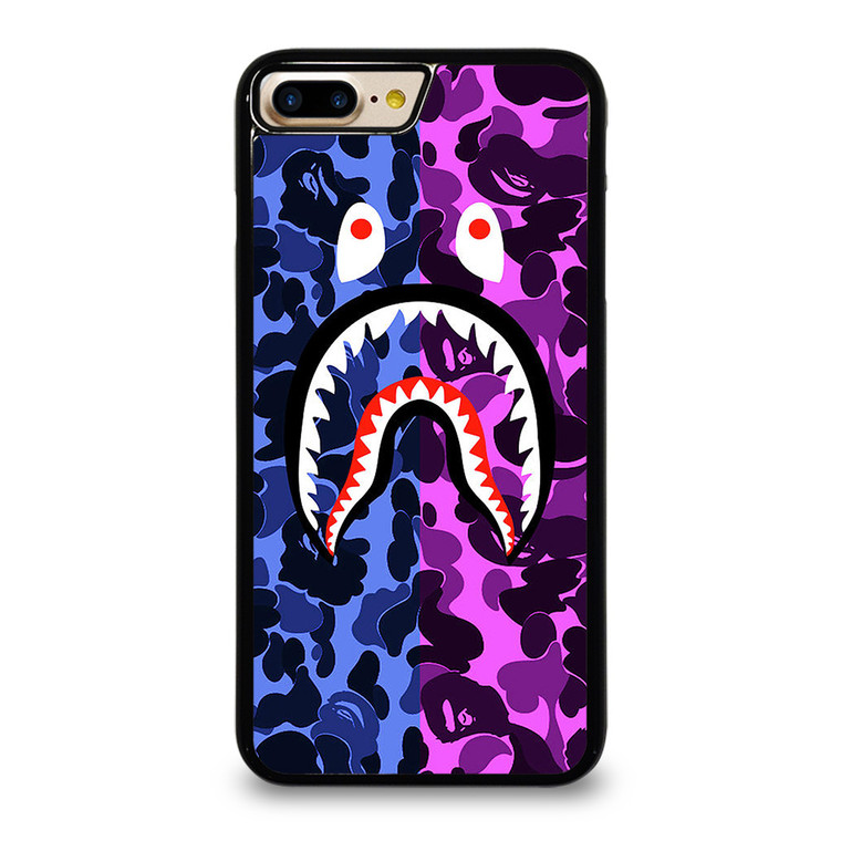 BAPE SHARK LOGO BLUE VIOLET iPhone 7 Plus Case