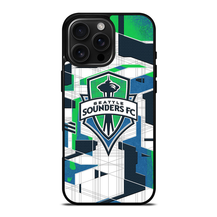 SEATTLE SOUNDERS FC SYMBOL iPhone 16 Pro Max Case SEATTLE SOUNDERS FC SYMBOL iPhone 16 Pro Max Case