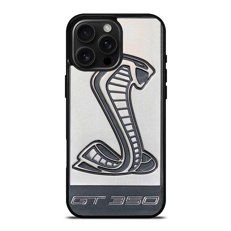 SHELBY GT350R SILVER EMBLEM SIGN iPhone 16 Pro Max Case