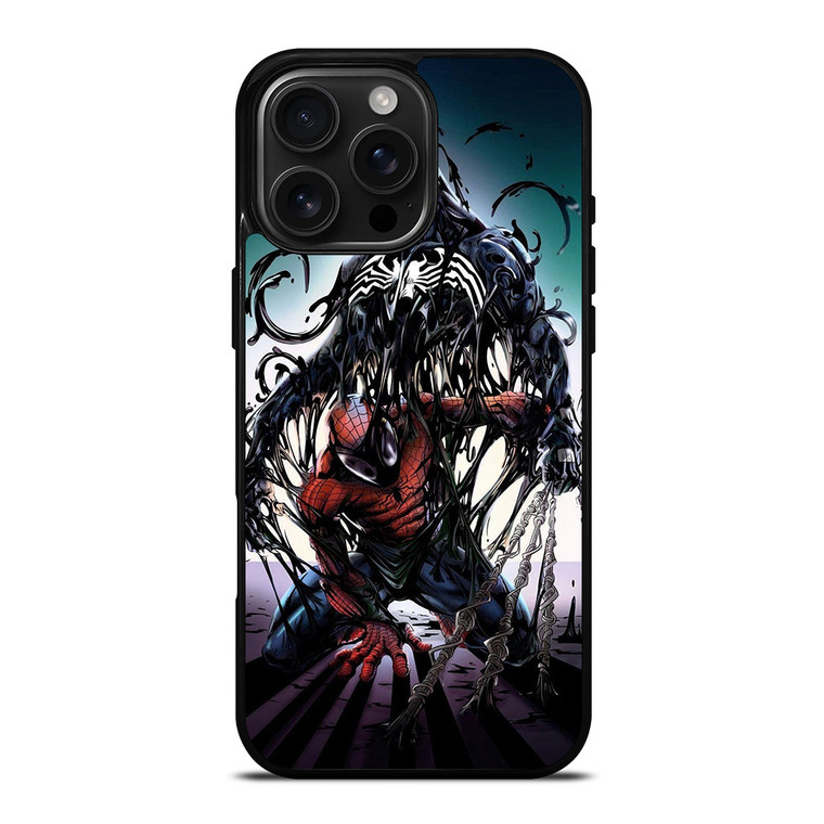 SPIDERMAN VENOM MARVEL CARTOON iPhone 16 Pro Max Case