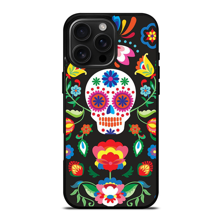 SUGAR SKULL ART iPhone 16 Pro Max Case