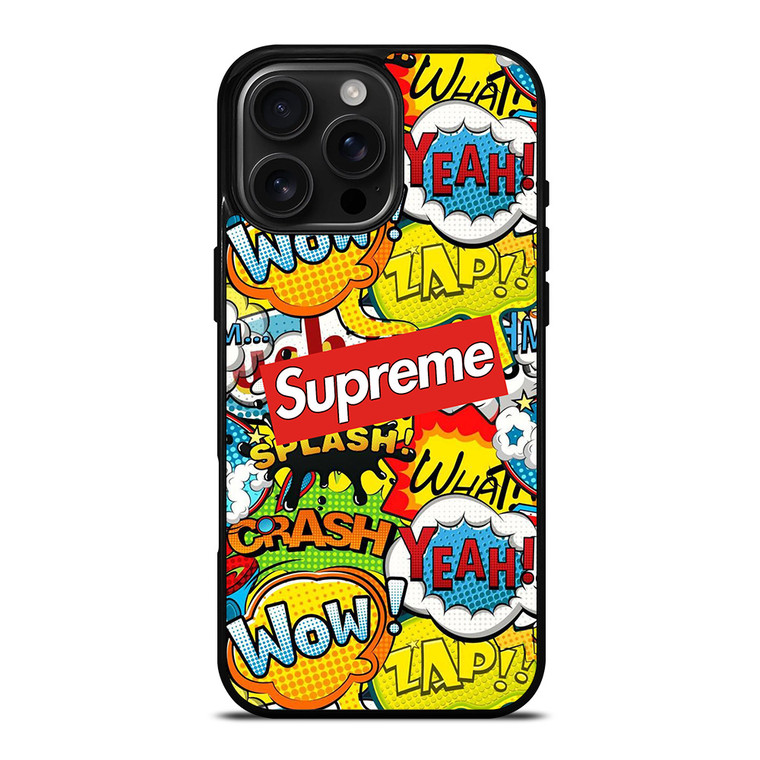 SUPREME CARTOON HALFTONE iPhone 16 Pro Max Case