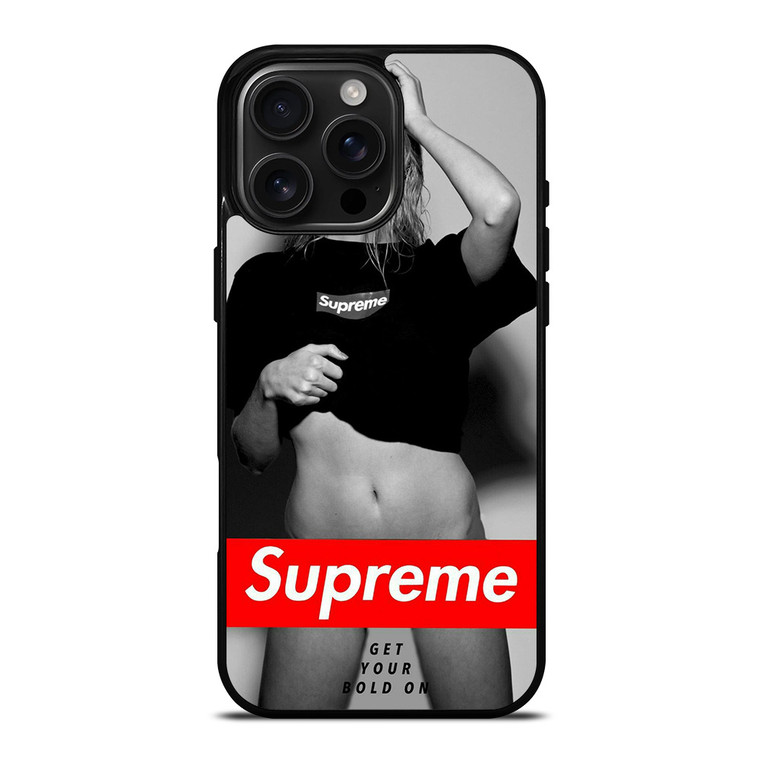 SUPREME GET YOUR BOLD ON 2 iPhone 16 Pro Max Case SUPREME GET YOUR BOLD ON 2 iPhone 16 Pro Max Case
