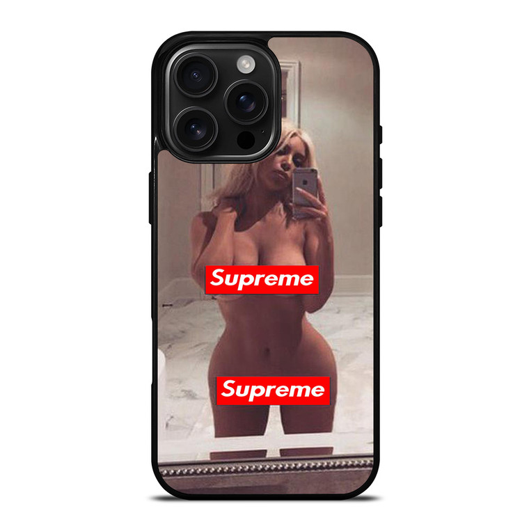 SUPREME KIM KARDASHIAN 2 iPhone 16 Pro Max Case SUPREME KIM KARDASHIAN 2 iPhone 16 Pro Max Case