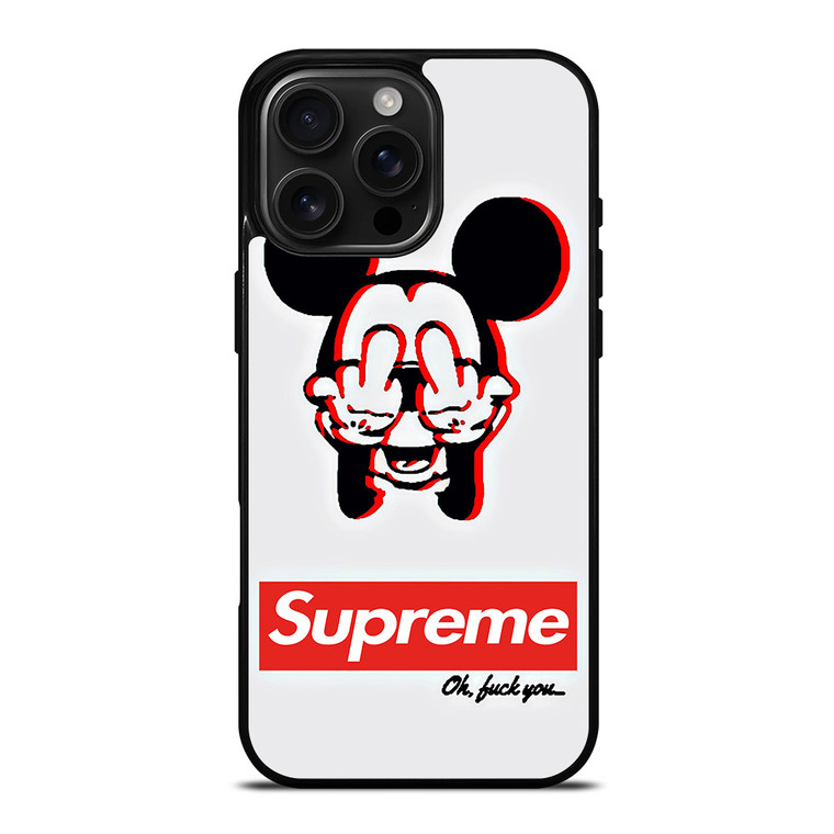 SUPREME MICKEY MOUSE iPhone 16 Pro Max Case