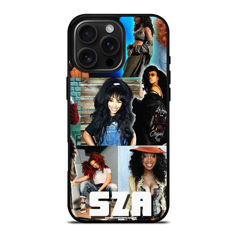 SZA FEMALE SINGER COLLAGE iPhone 16 Pro Max Case
