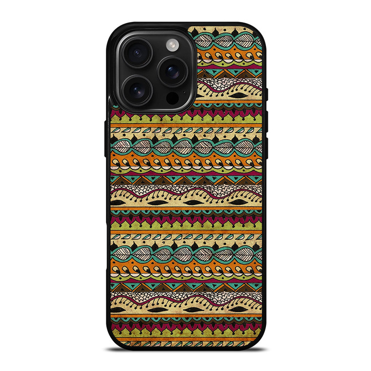TIBAL PATTERN AZTEC iPhone 16 Pro Max Case