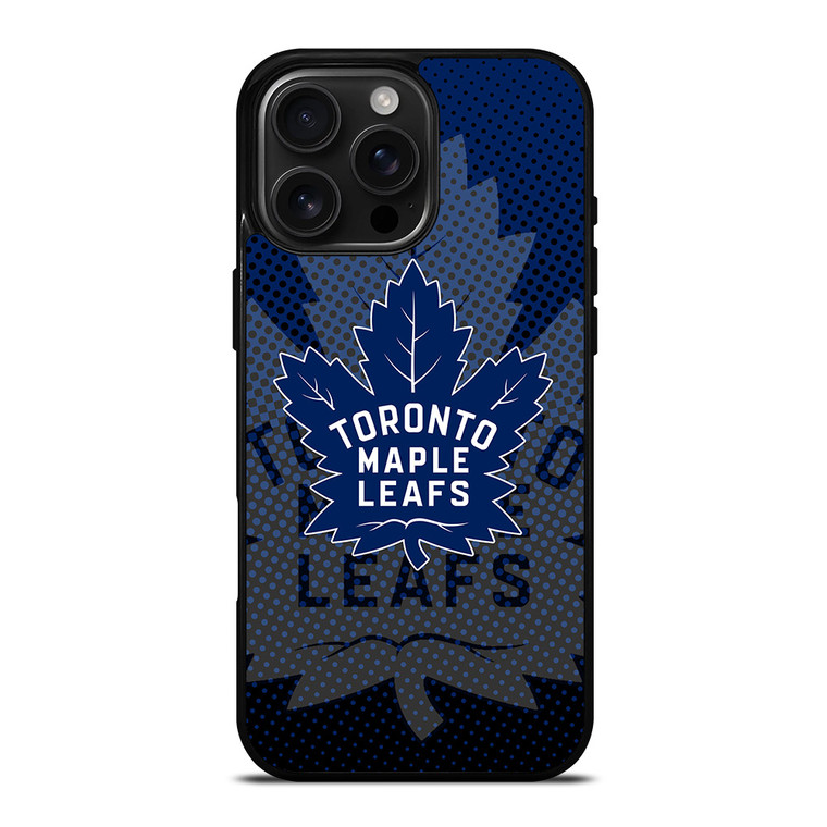 TORONTO MAPLE LEAFS HALFTONE NHL iPhone 16 Pro Max Case