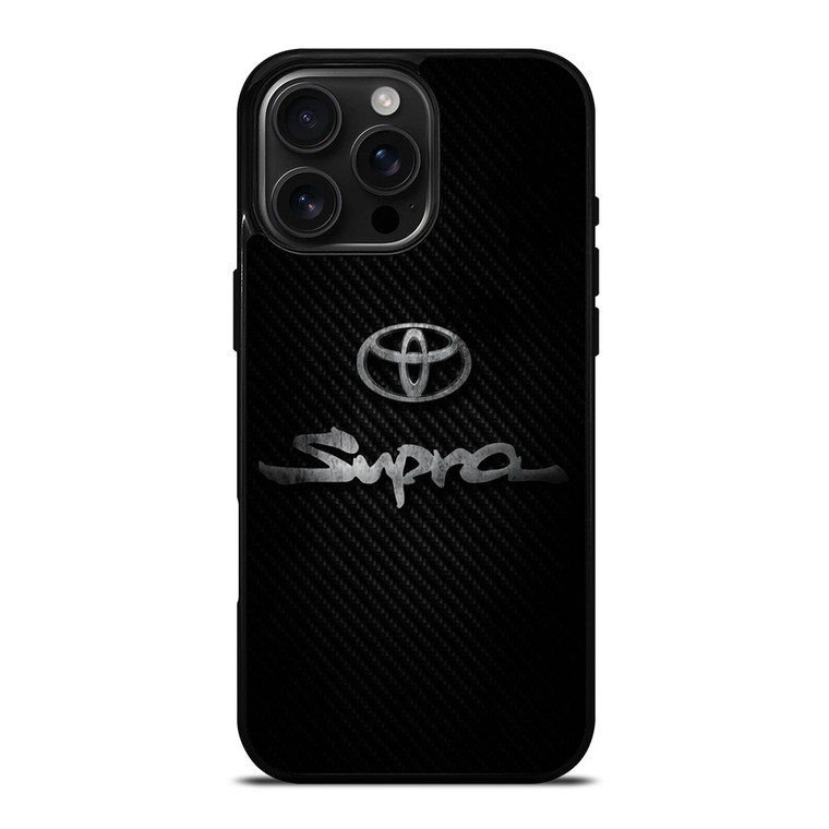 TOYOTA SUPRA CARBON LOGO iPhone 16 Pro Max Case