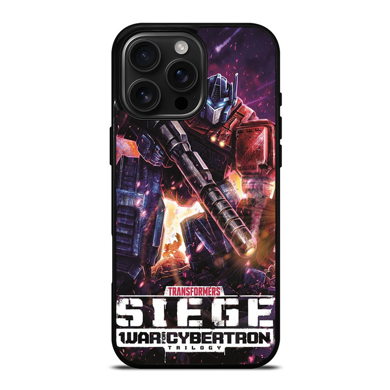 TRANSFORMERS WAR FOR CYBERTRON POSTER iPhone 16 Pro Max Case