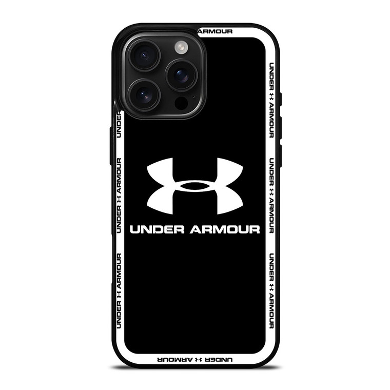 UNDER ARMOUR ROUND BLACK iPhone 16 Pro Max Case