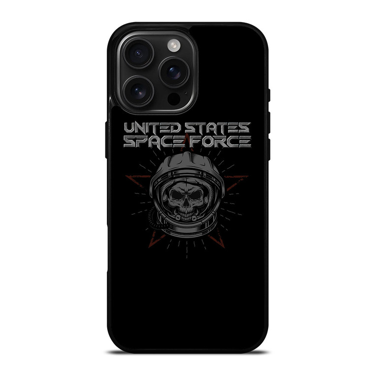 UNITED STATES SPACE FORCE SKULL iPhone 16 Pro Max Case