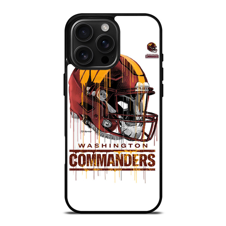 WASHINGTON COMMANDERS HELM ICON iPhone 16 Pro Max Case