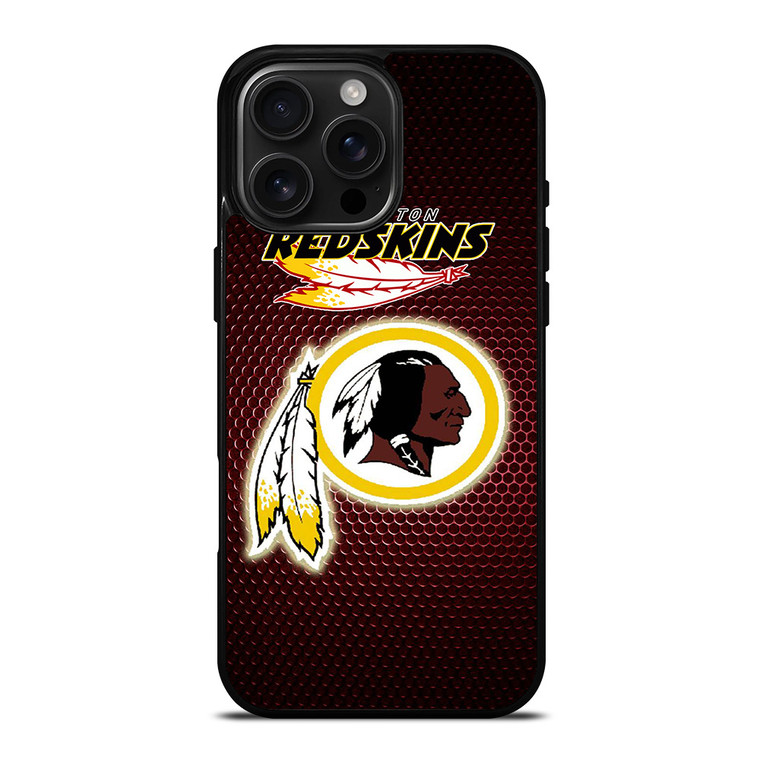 WASHINGTON REDSKINS METAL LOGO iPhone 16 Pro Max Case
