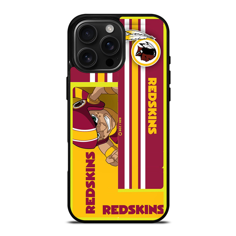 WASHINGTON REDSKINS YELLOW RED MLS iPhone 16 Pro Max Case