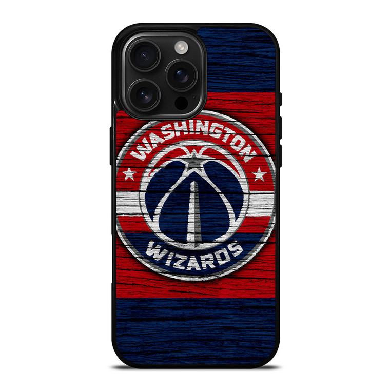 WASHINGTON WIZARDS WOODEN LOGO iPhone 16 Pro Max Case