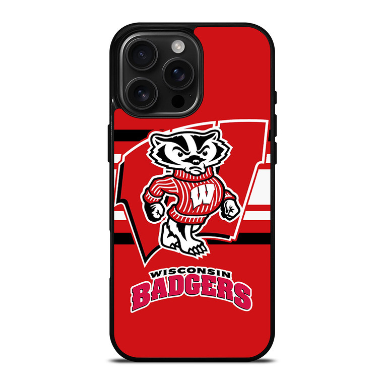 WISCONSIN BADGER SYMBOL iPhone 16 Pro Max Case