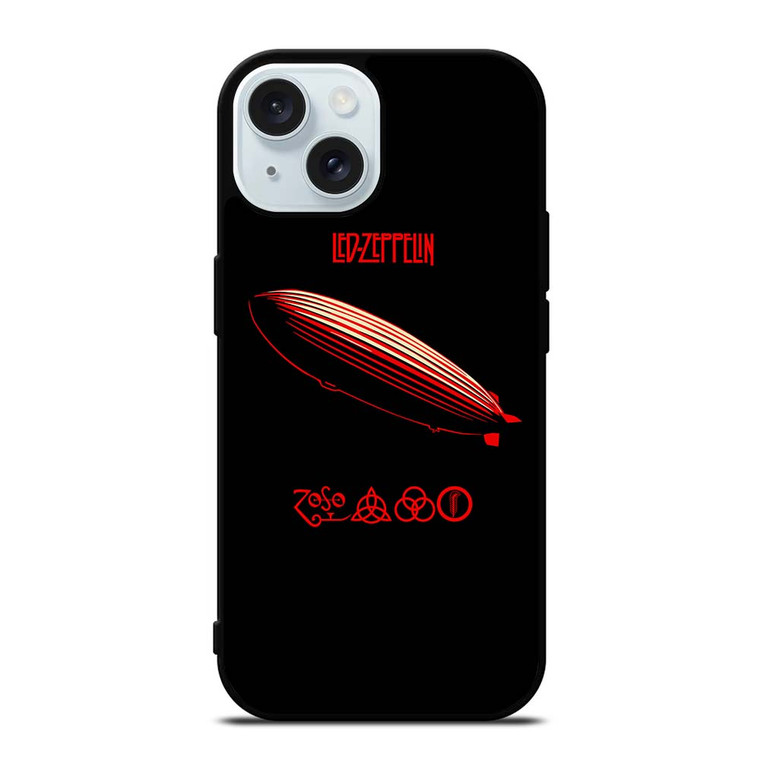 LED ZEPPELIN MOTHERSHIP LOGO iPhone 15  Case Cover
