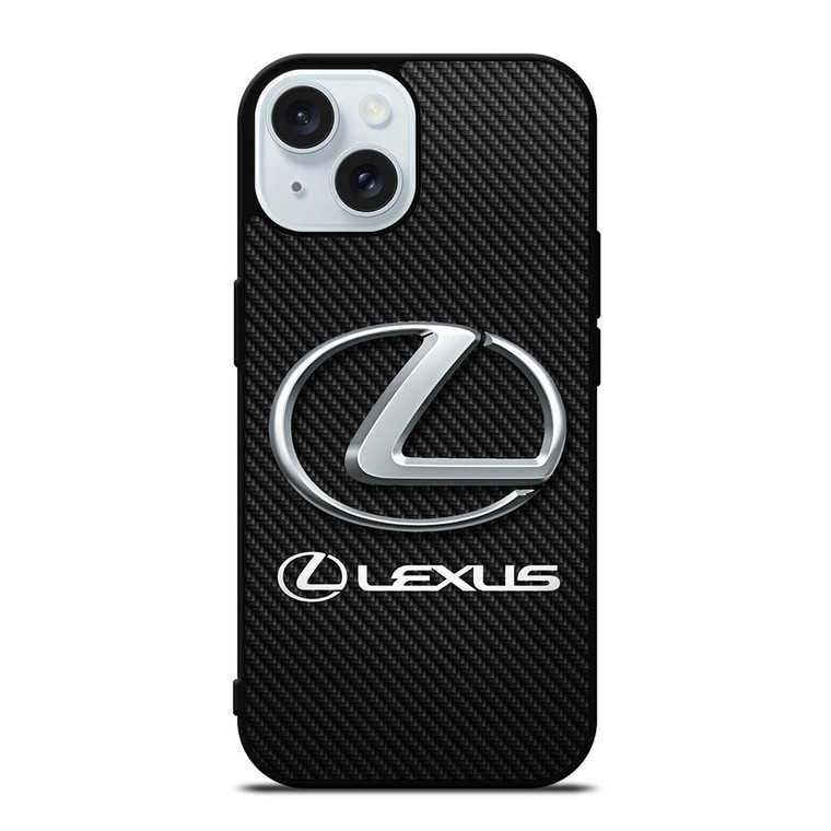 LEXUS CARBON LOGO iPhone 15  Case Cover