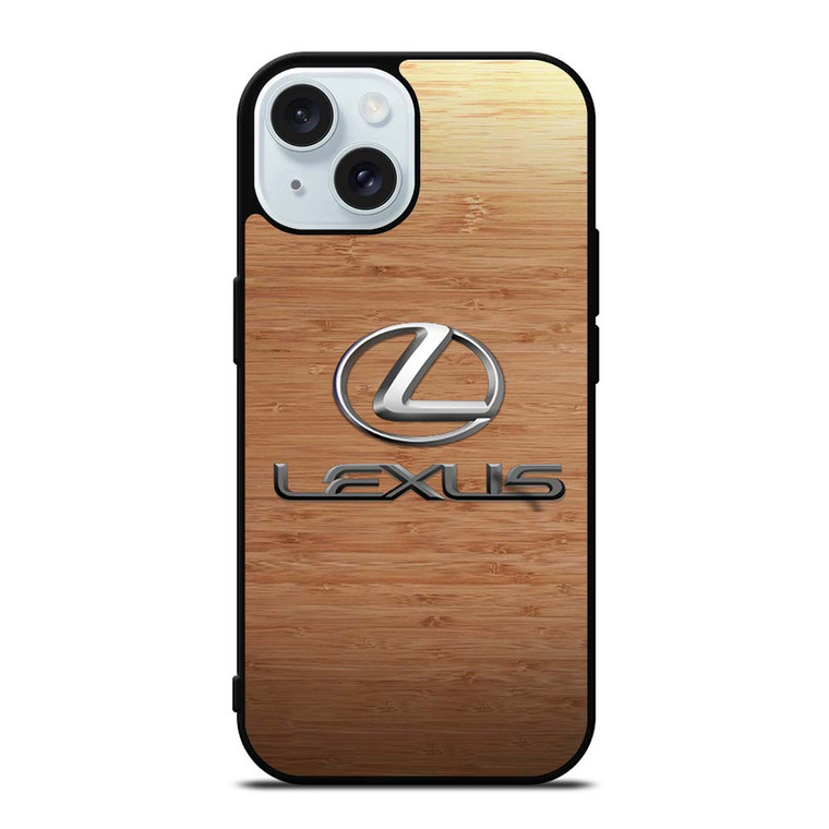 LEXUS WOODEN LOGO iPhone 15  Case Cover