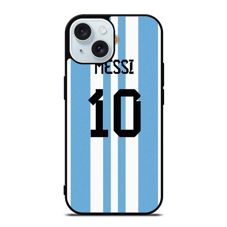 LIONEL MESSI ARGENTINA JERSEY 2 iPhone 15  Case Cover