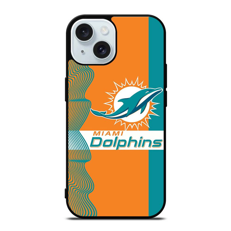 MIAMI DOLPHINS WALPPAPER NFL iPhone 15  Case Cover