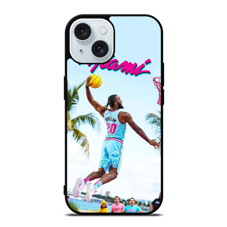 MIAMI HEAT DWYANE WADE DUNK iPhone 15  Case Cover