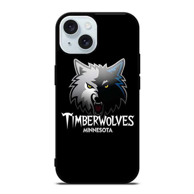 MINNESOTA TIMBERWOLVES NBA MASCOT iPhone 15  Case Cover