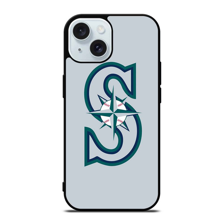MLB SEATTLE MARINERS LOGO iPhone 15  Case Cover