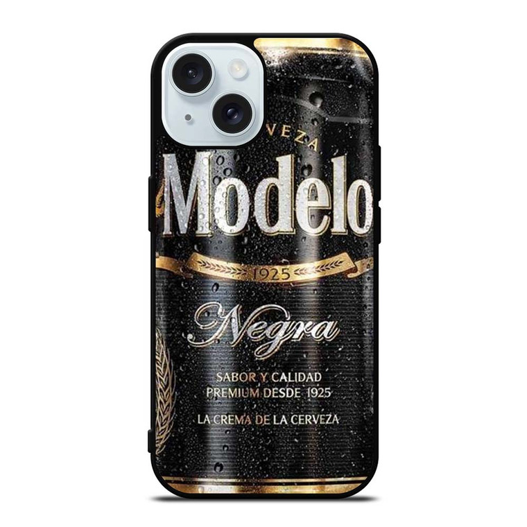 MODELO NEGRA BEER iPhone 15  Case Cover