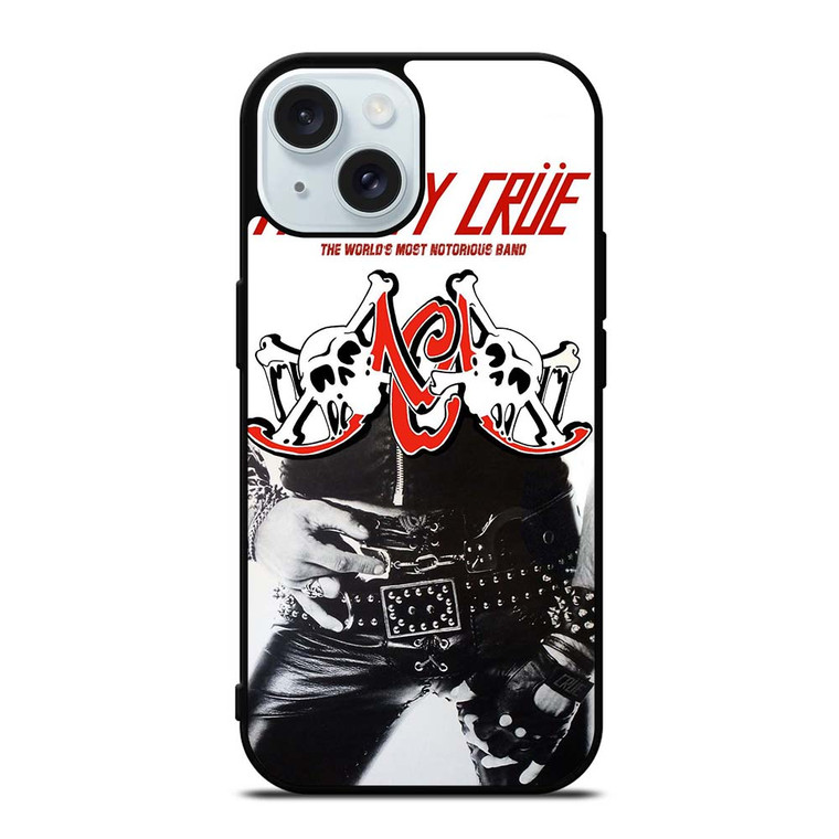 MOTLEY CRUE MOTORIST BAND iPhone 15  Case Cover