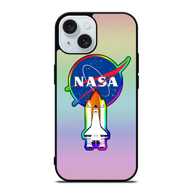 NASA COLOR FULL LOGO iPhone 15  Case Cover