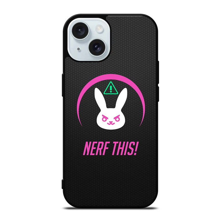 NERF THIS OVERWATCH D.VA iPhone 15  Case Cover NERF THIS OVERWATCH D.VA iPhone 15  Case Cover