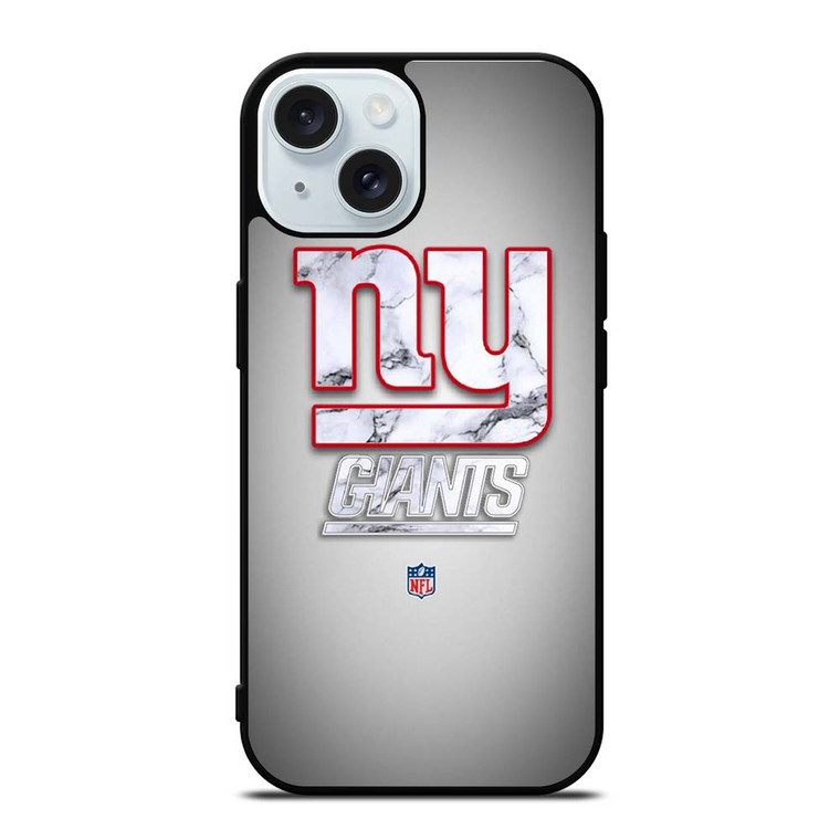 NEW YORK GIANTS MARBLE LOGO iPhone 15  Case Cover NEW YORK GIANTS MARBLE LOGO iPhone 15  Case Cover