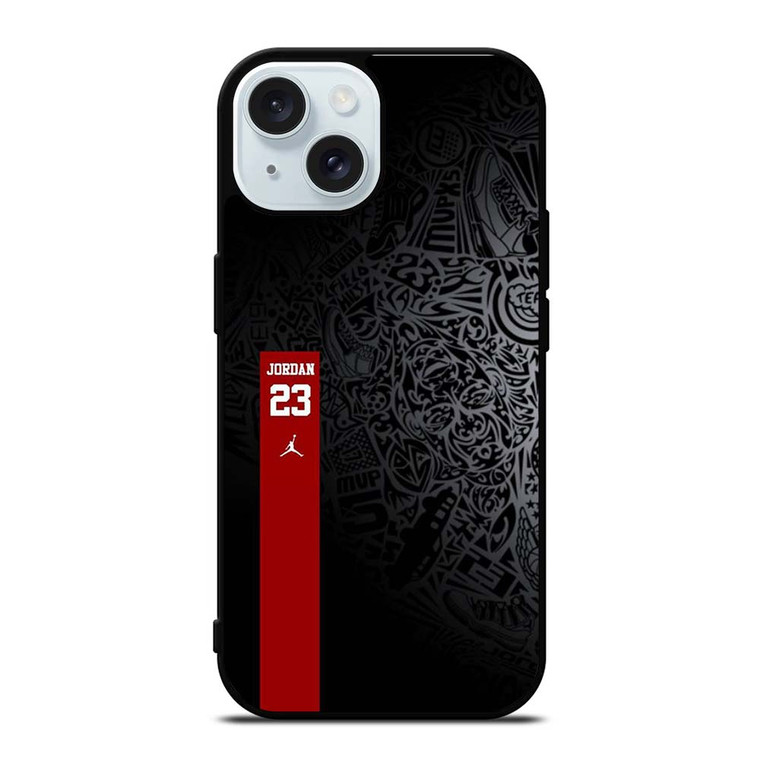 NIKE AIR JORDAN JUMPMAN SCRIBBLE iPhone 15  Case Cover
