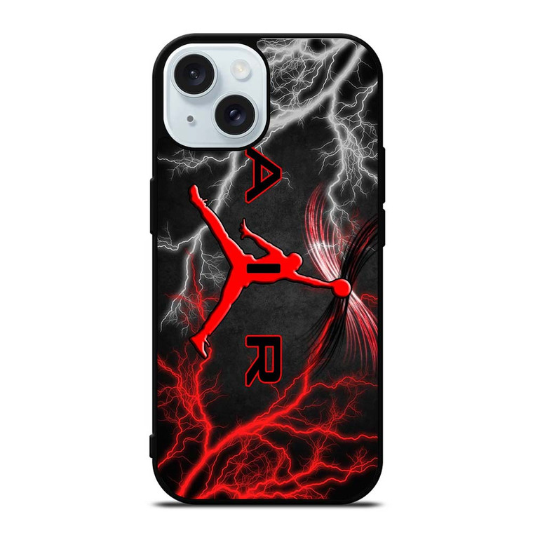 NIKE AIR JORDAN LIGHTNING LOGO iPhone 15  Case Cover