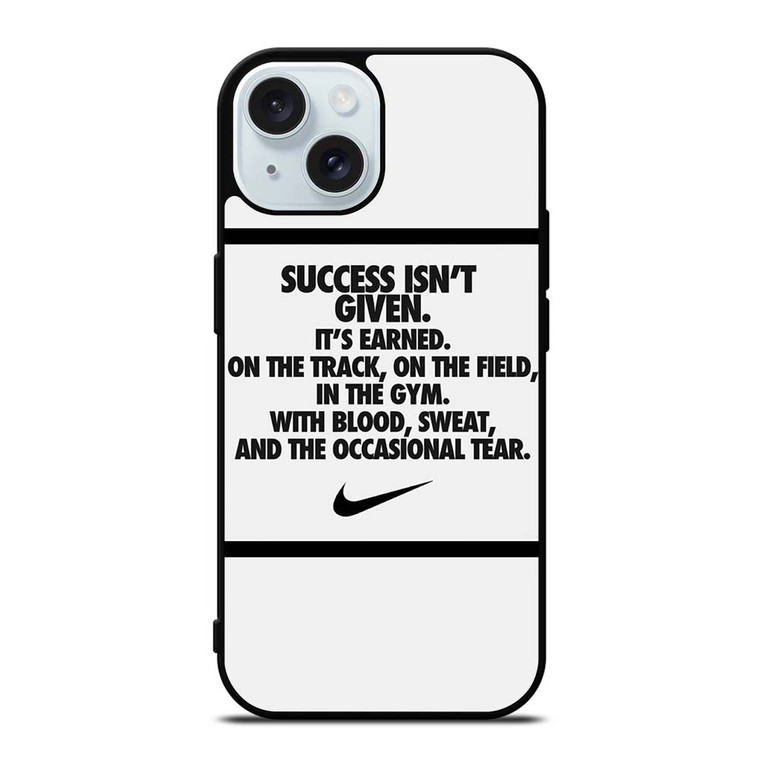 NIKE MOTIVATIONAL QUOTES iPhone 15  Case Cover