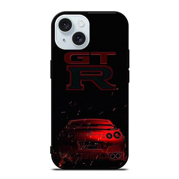 NISSAN GTR RED LOGO iPhone 15  Case Cover NISSAN GTR RED LOGO iPhone 15  Case Cover