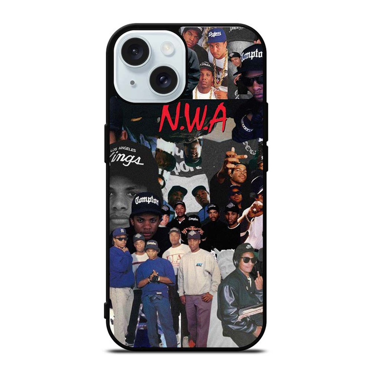 NWA NIGGAZ WIT ATTITUDES COLLAGE iPhone 15  Case Cover